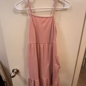 Pink Sleeveless Kids Dress
